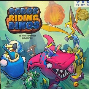 Dodos Riding Dinos Board Game retails $60